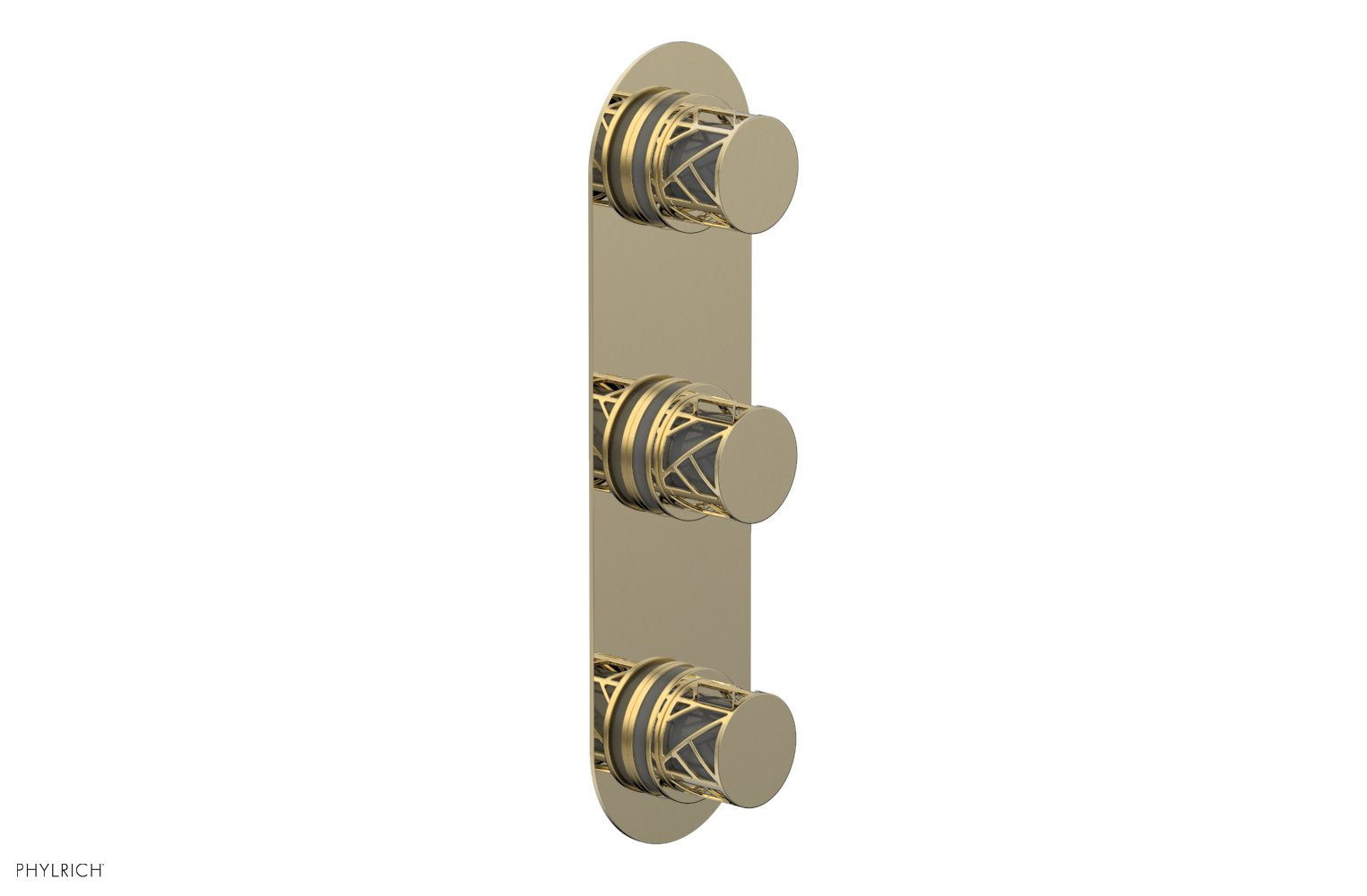 JOLIE Thermostatic Valve with Two Volume Control with "Grey" Accents 4-590