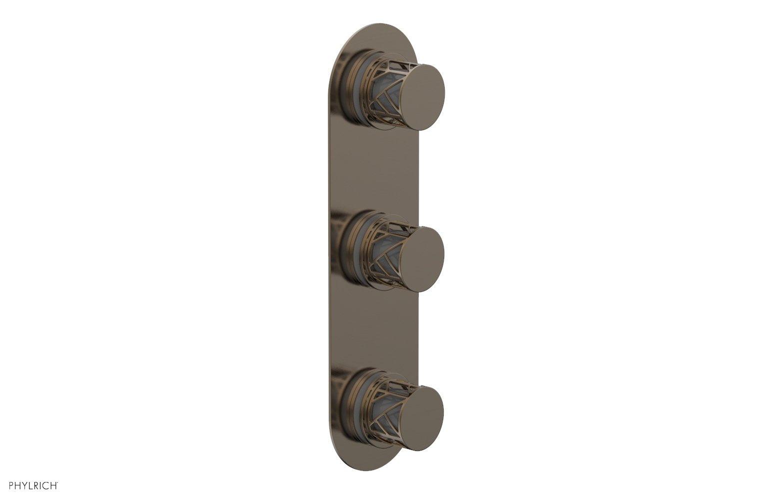 JOLIE Thermostatic Valve with Two Volume Control with "Grey" Accents 4-590