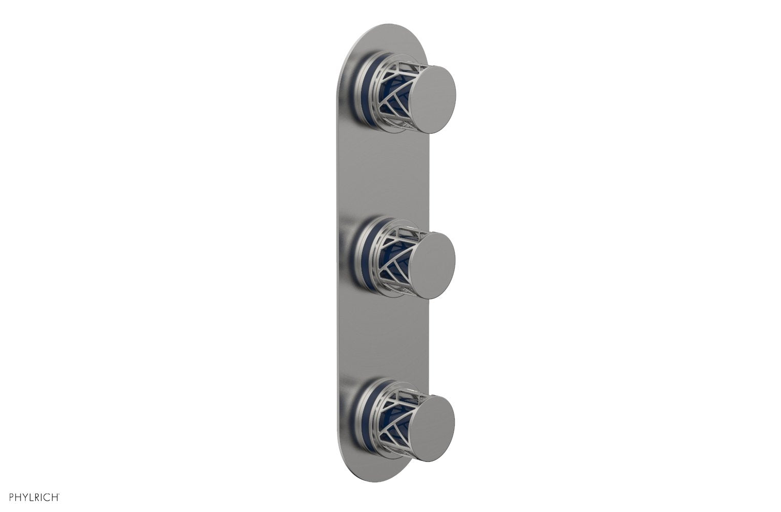 JOLIE Thermostatic Valve with Two Volume Control with "Navy Blue" Accents 4-590