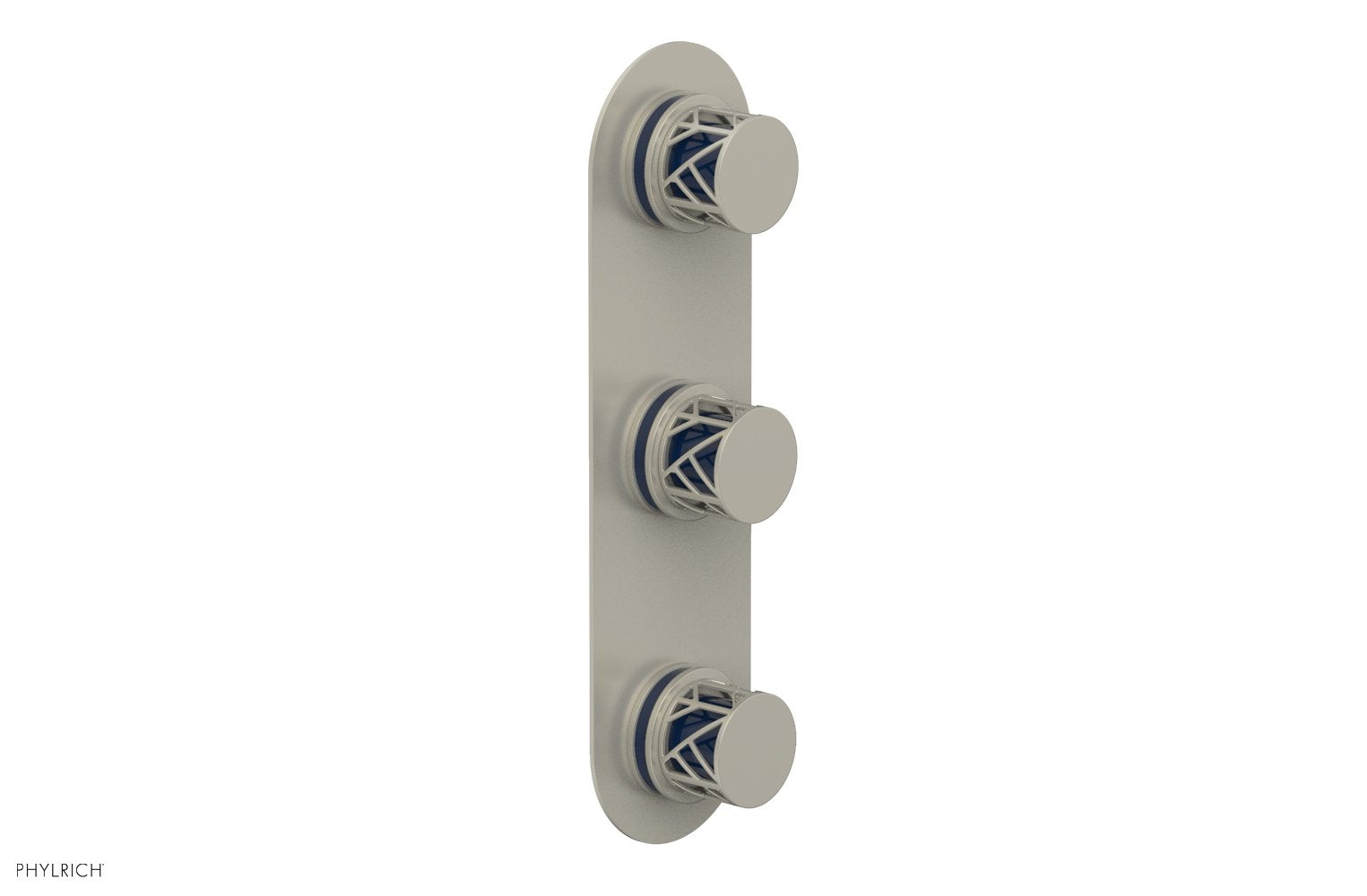 JOLIE Thermostatic Valve with Two Volume Control with "Navy Blue" Accents 4-590