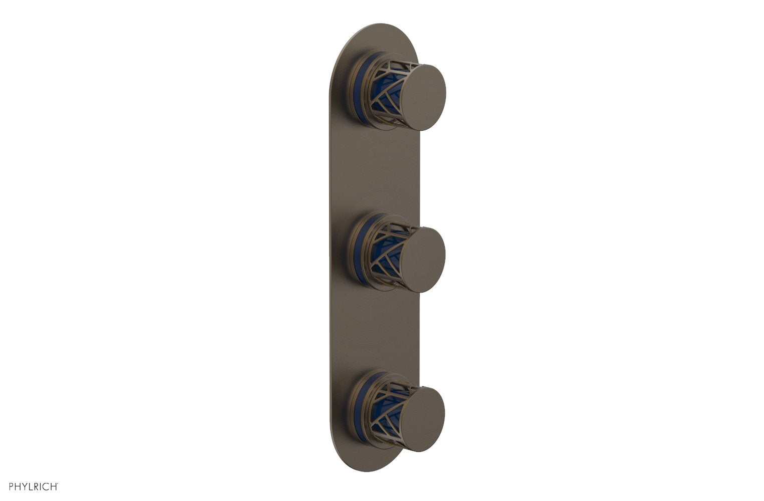 JOLIE Thermostatic Valve with Two Volume Control with "Navy Blue" Accents 4-590