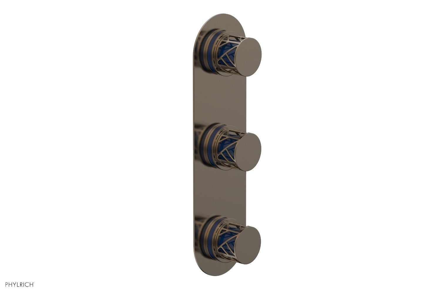 JOLIE Thermostatic Valve with Two Volume Control with "Navy Blue" Accents 4-590
