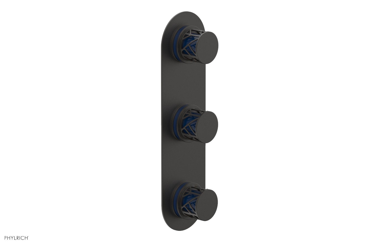 JOLIE Thermostatic Valve with Two Volume Control with "Navy Blue" Accents 4-590