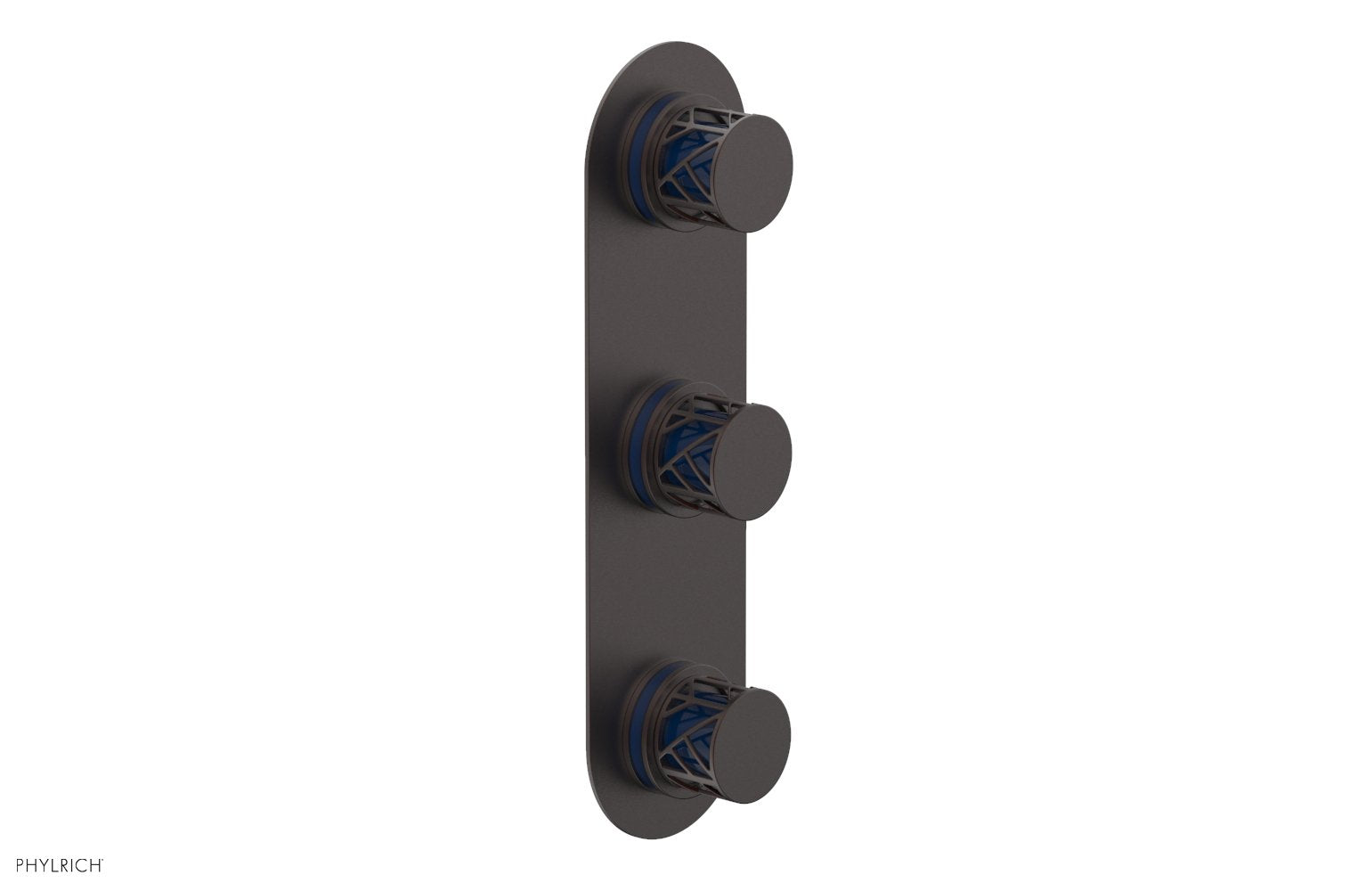 JOLIE Thermostatic Valve with Two Volume Control with "Navy Blue" Accents 4-590