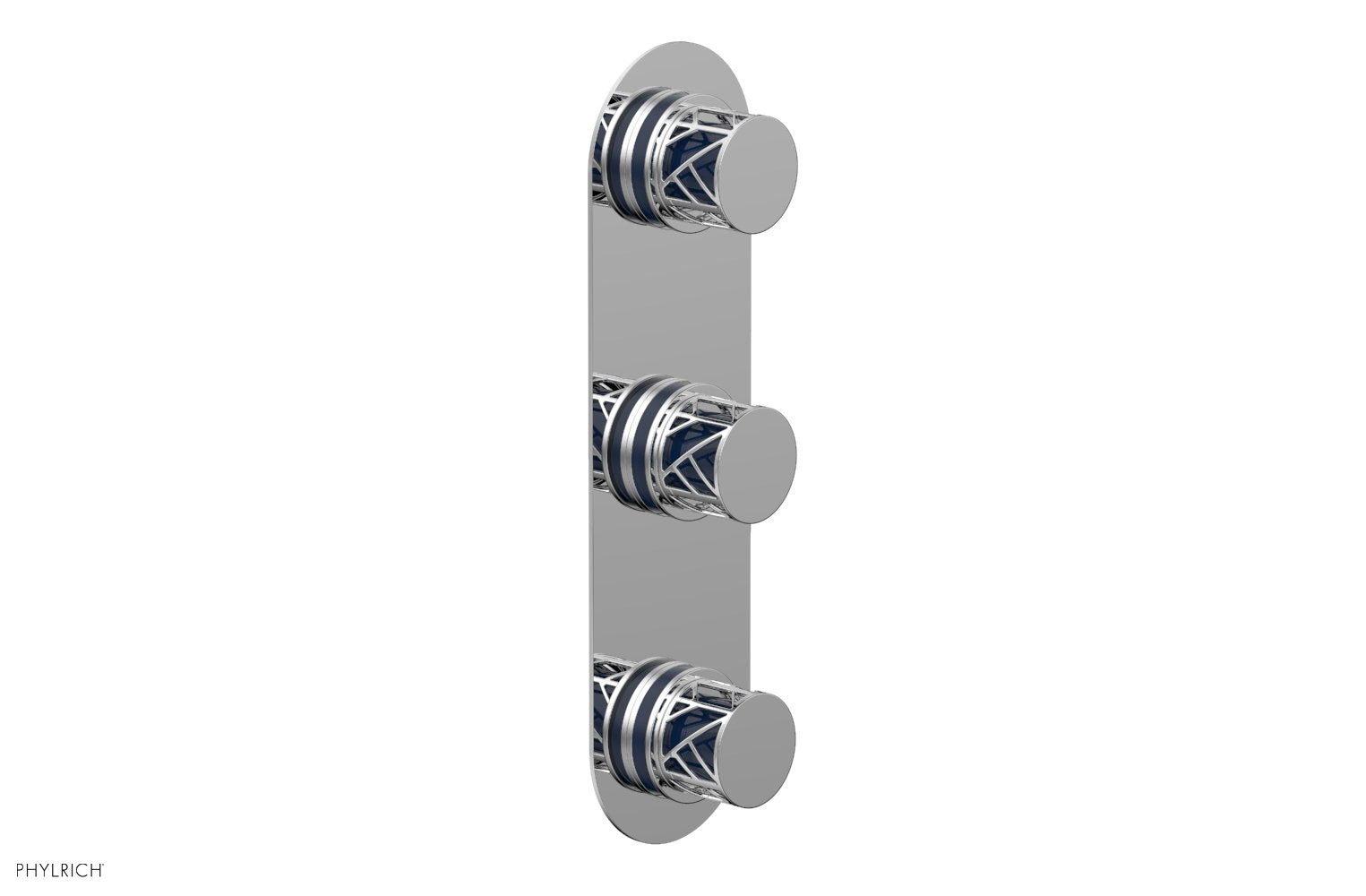 JOLIE Thermostatic Valve with Two Volume Control with "Navy Blue" Accents 4-590