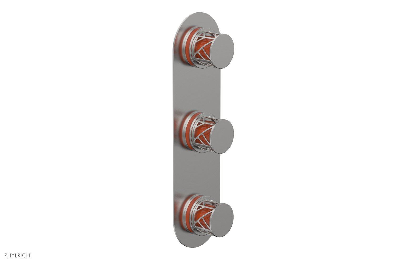 JOLIE Thermostatic Valve with Two Volume Control with "Orange" Accents 4-590