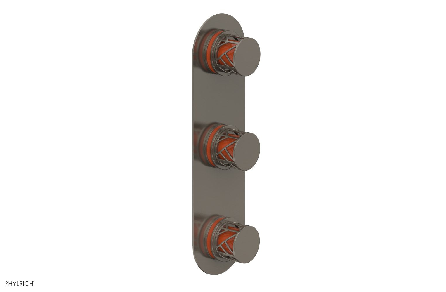 JOLIE Thermostatic Valve with Two Volume Control with "Orange" Accents 4-590