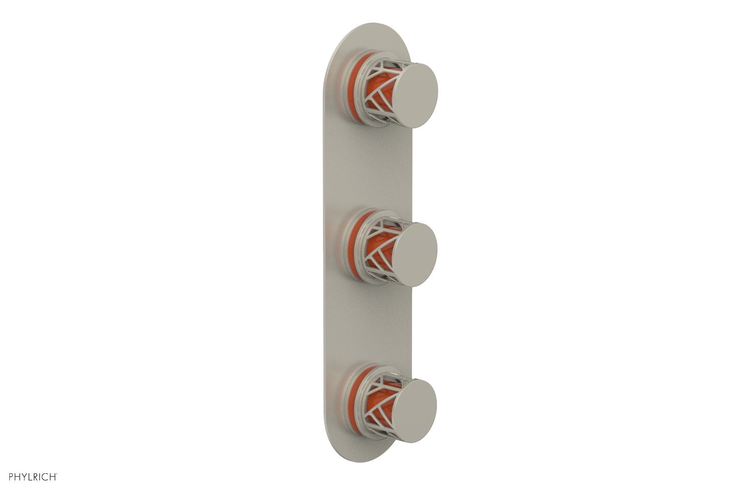 JOLIE Thermostatic Valve with Two Volume Control with "Orange" Accents 4-590