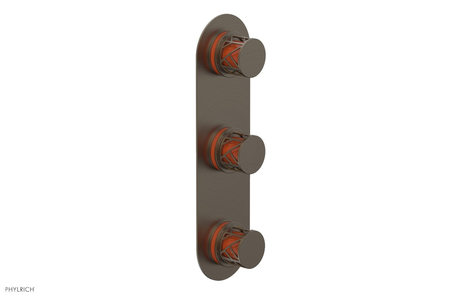 JOLIE Thermostatic Valve with Two Volume Control with "Orange" Accents 4-590