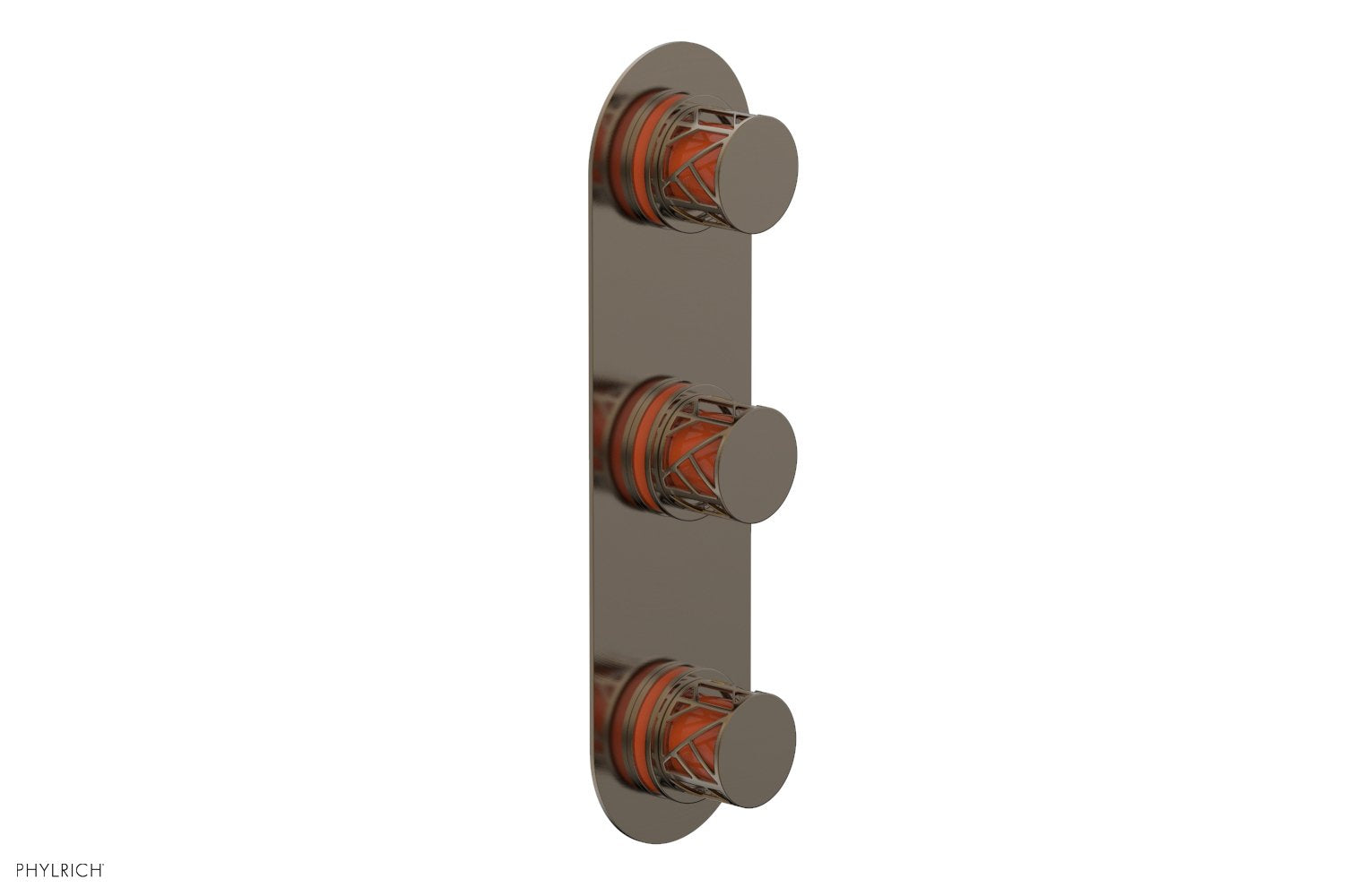 JOLIE Thermostatic Valve with Two Volume Control with "Orange" Accents 4-590
