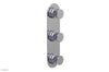 JOLIE Thermostatic Valve with Two Volume Control with "Purple" Accents 4-590