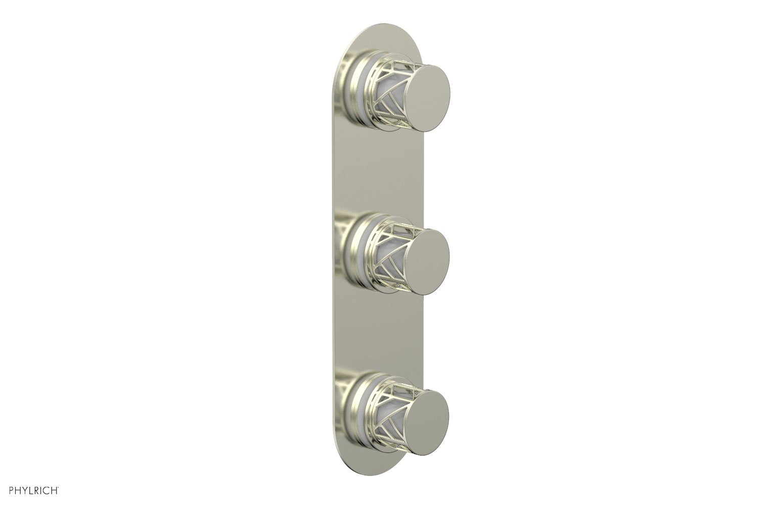 JOLIE Thermostatic Valve with Two Volume Control with "White" Accents 4-590