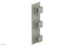 JOLIE Thermostatic Valve with Two Volume Control with "Turquoise" Accents 4-591