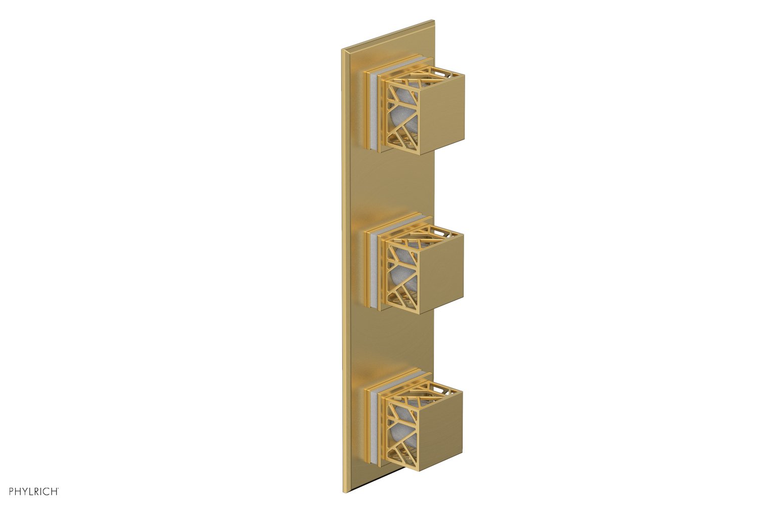 JOLIE Thermostatic Valve with Two Volume Control with "White" Accents 4-591