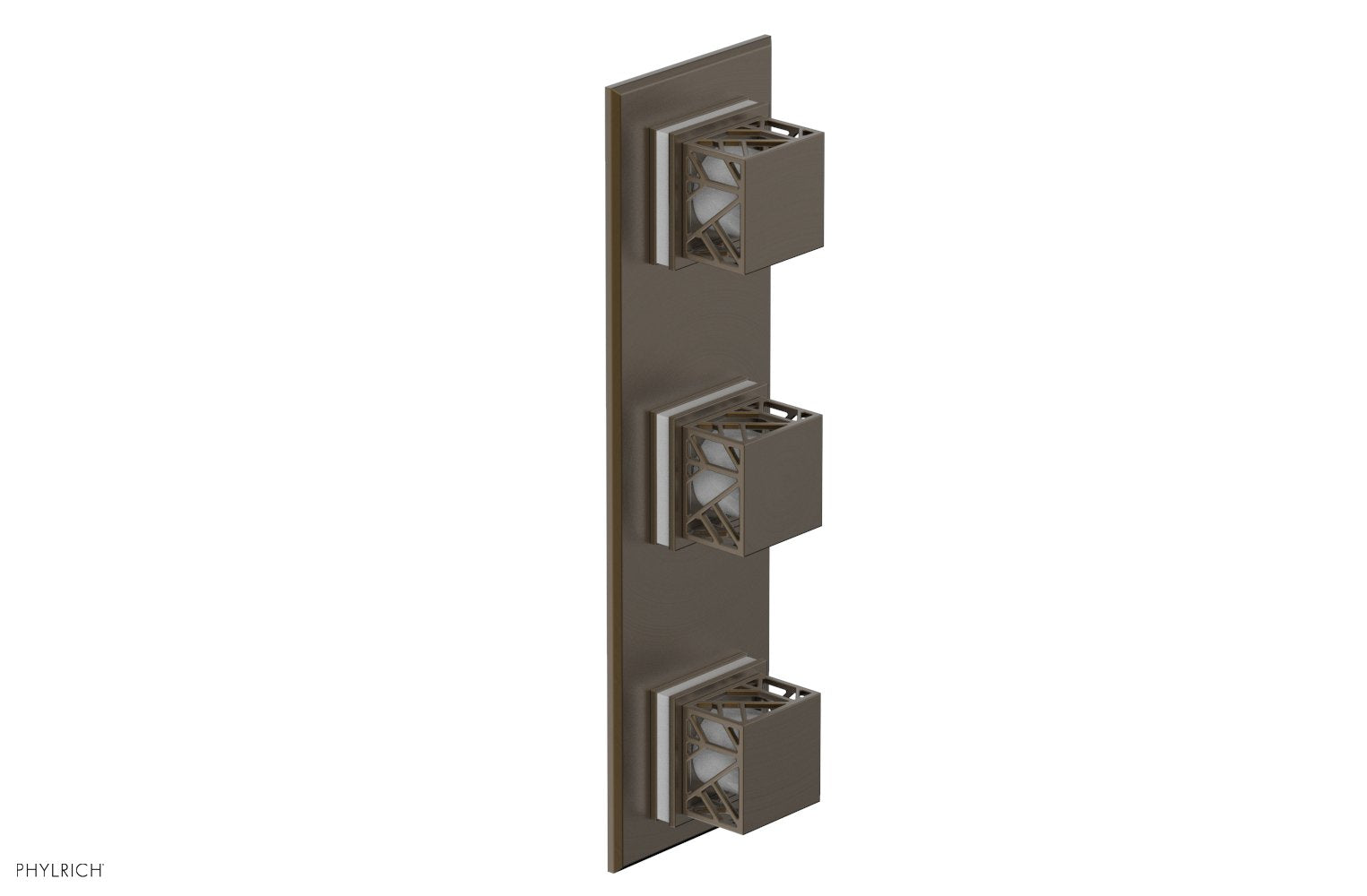 JOLIE Thermostatic Valve with Two Volume Control with "White" Accents 4-591