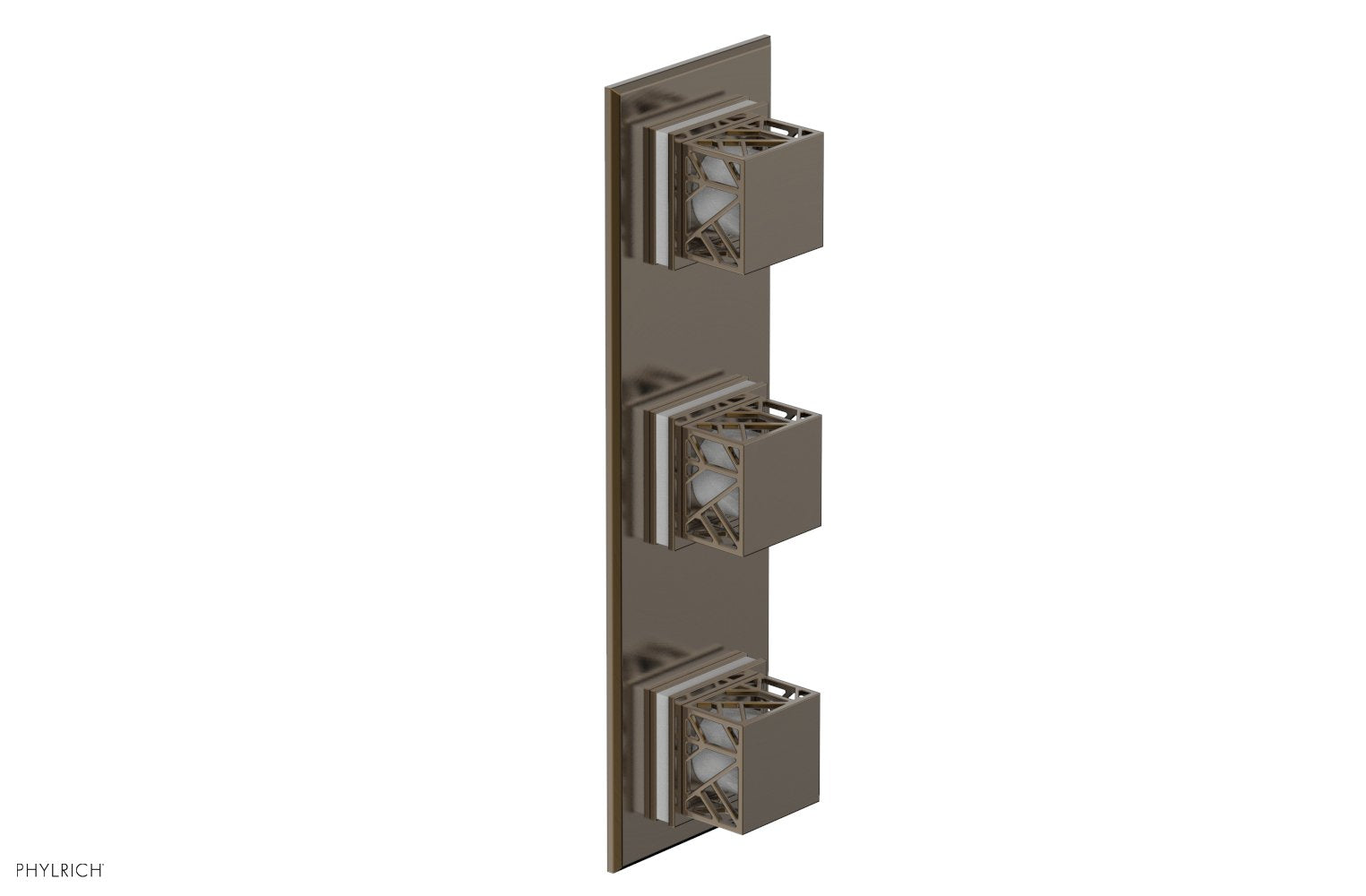 JOLIE Thermostatic Valve with Two Volume Control with "White" Accents 4-591