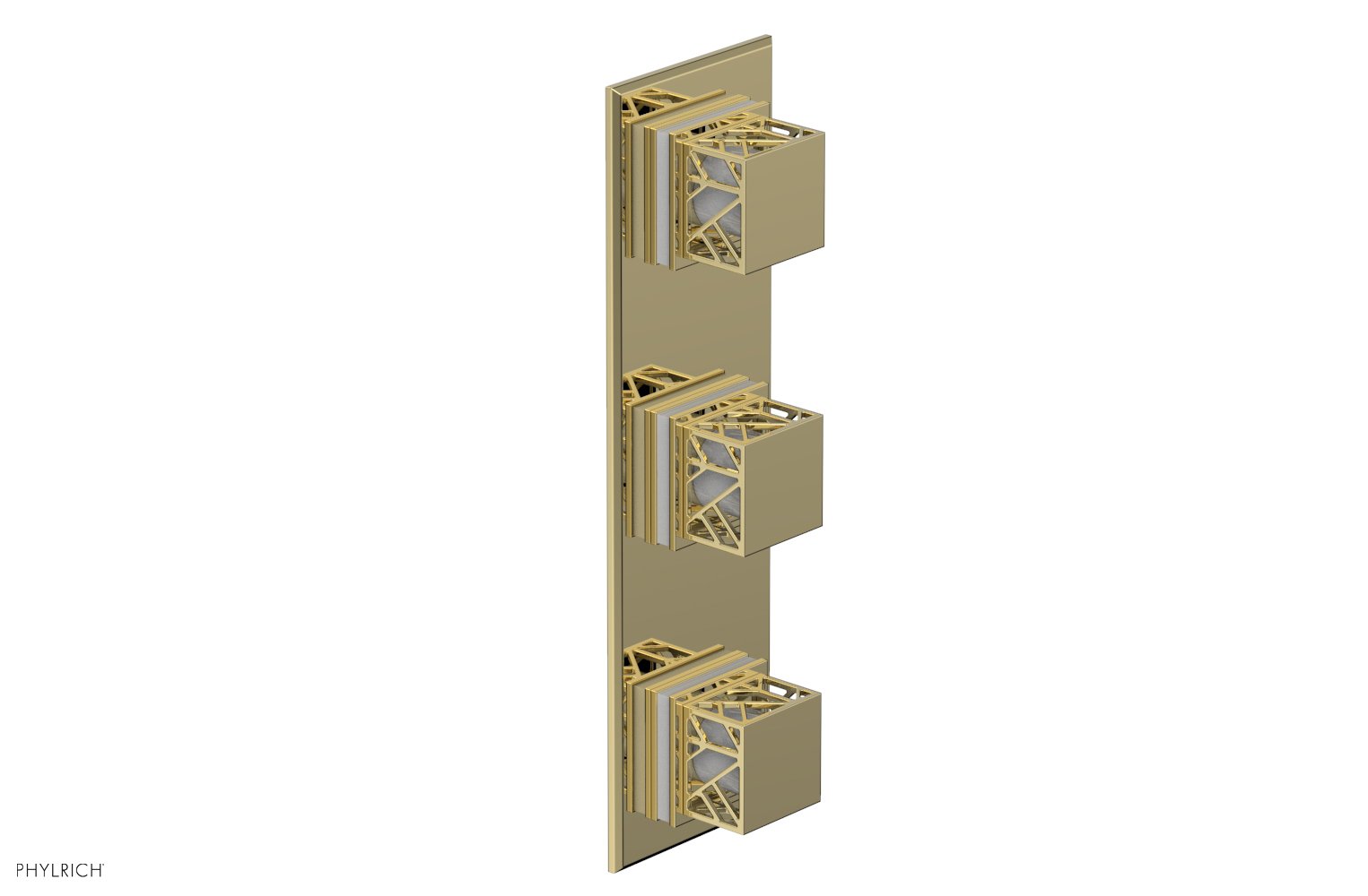 JOLIE Thermostatic Valve with Two Volume Control with "White" Accents 4-591