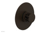 JOLIE Pressure Balance Shower Plate & Handle Trim, Round Handle with "Black" Accents 4-592