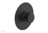 JOLIE Pressure Balance Shower Plate & Handle Trim, Round Handle with "Black" Accents 4-592