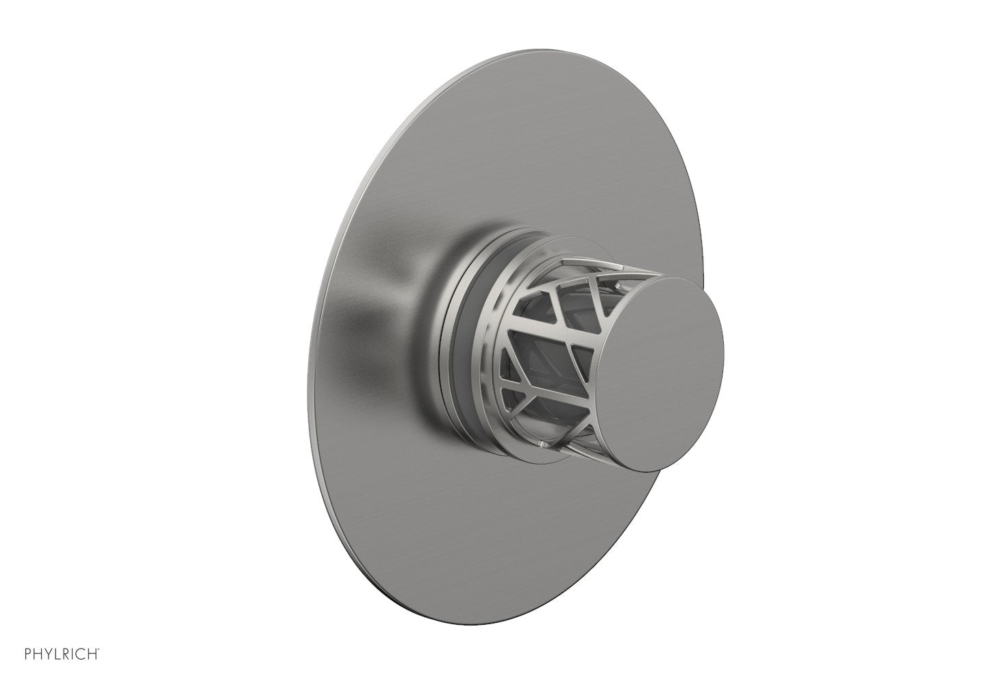 JOLIE - Thermostatic Shower Trim, Round Handle with "Grey" Accents 4-592