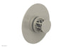 JOLIE Pressure Balance Shower Plate & Handle Trim, Round Handle with "Grey" Accents 4-592