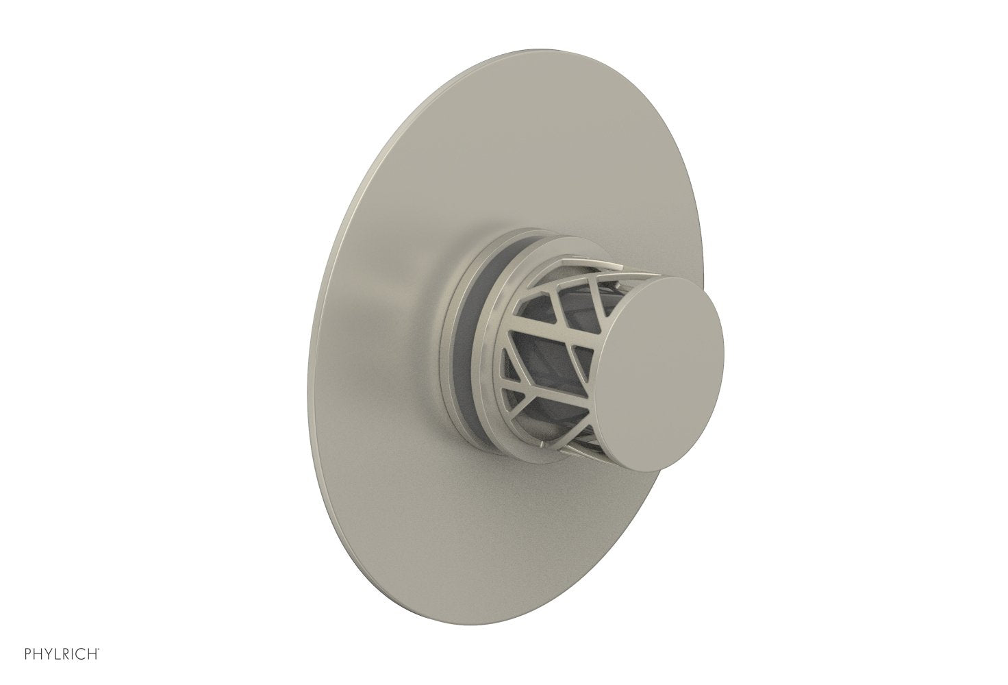 JOLIE - Thermostatic Shower Trim, Round Handle with "Grey" Accents 4-592