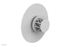 JOLIE Pressure Balance Shower Plate & Handle Trim, Round Handle with "Grey" Accents 4-592