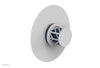JOLIE - Thermostatic Shower Trim, Round Handle with "Navy Blue" Accents 4-592