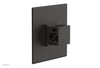 JOLIE - Thermostatic Shower Trim, Square Handle with "Black" Accents 4-593