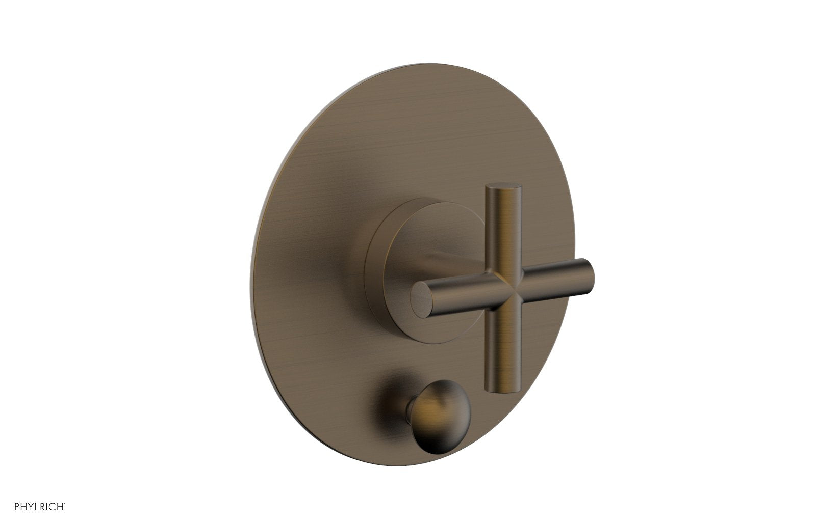 5H2972BPS10 by Newport Brass - Satin Bronze - PVD Balanced Pressure Tub &  Shower Diverter Plate with Handle. Less Showerhead, arm and flange.