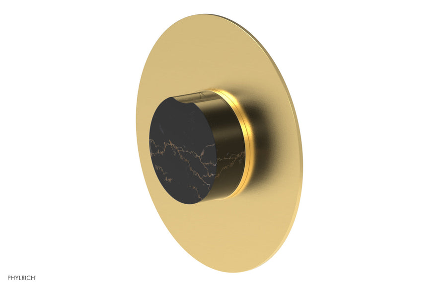 CIRC - Pressure Balance Shower Plate & Marble Handle Trim 4-716