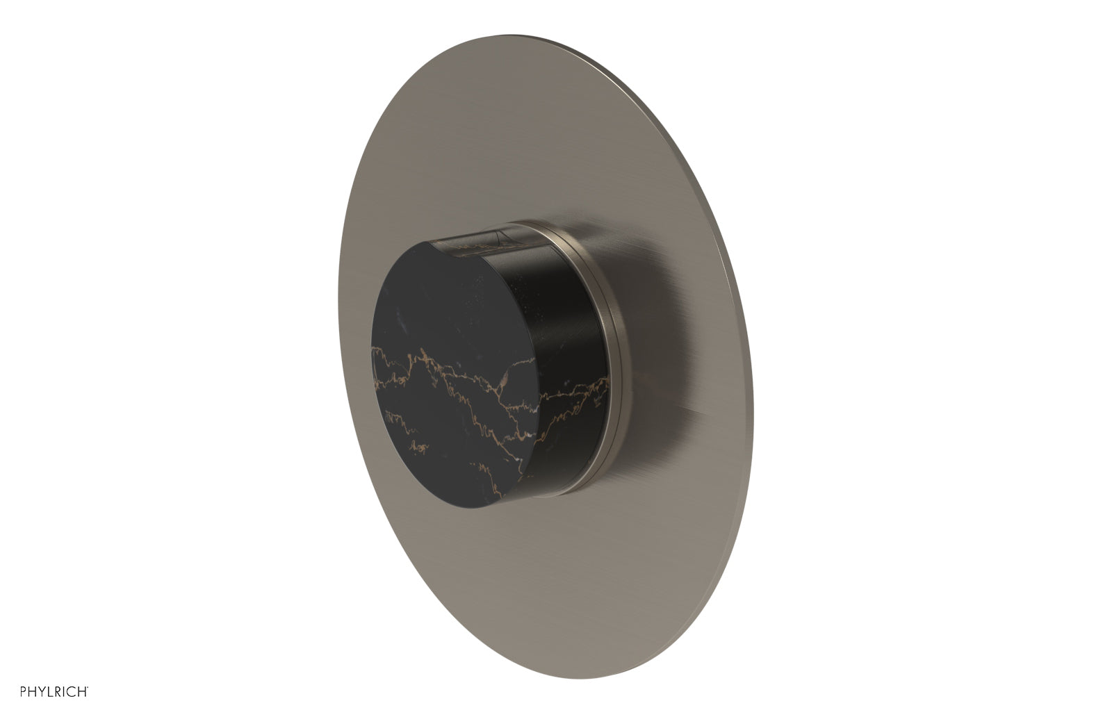 CIRC - Pressure Balance Shower Plate & Marble Handle Trim 4-716