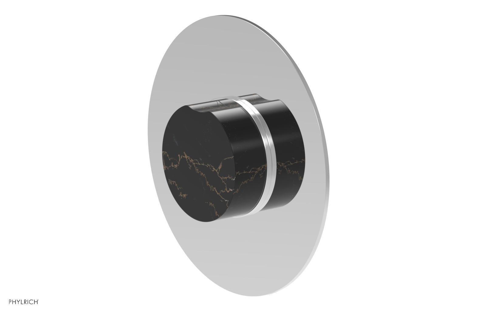 CIRC - Pressure Balance Shower Plate & Marble Handle Trim 4-716