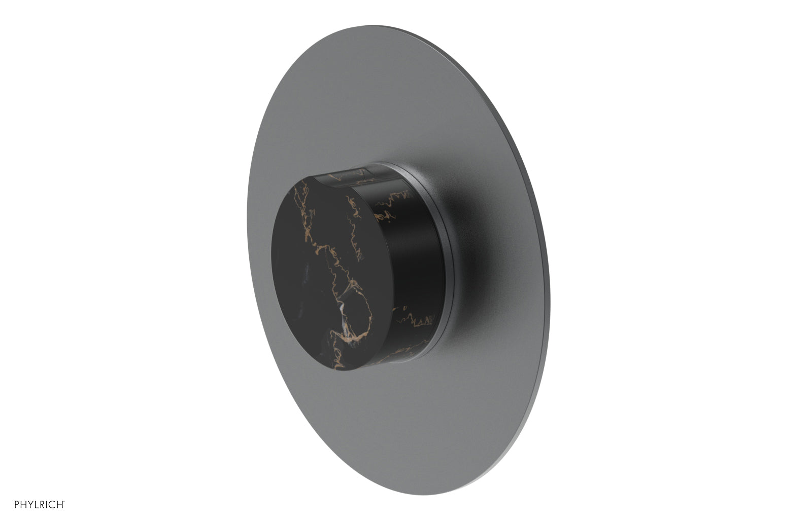 CIRC - Pressure Balance Shower Plate & Marble Handle Trim 4-716