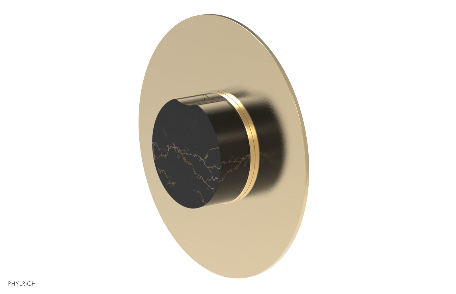 CIRC - Pressure Balance Shower Plate & Marble Handle Trim 4-716