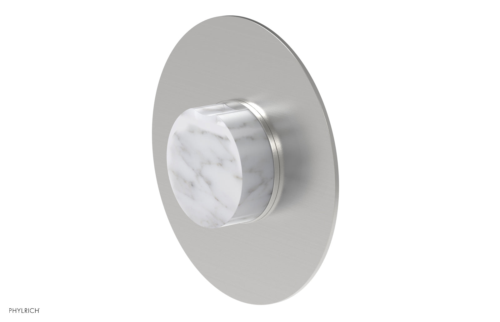 CIRC - Pressure Balance Shower Plate & Marble Handle Trim 4-716