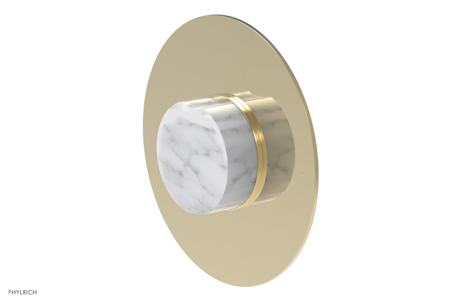 CIRC - Pressure Balance Shower Plate & Marble Handle Trim 4-716