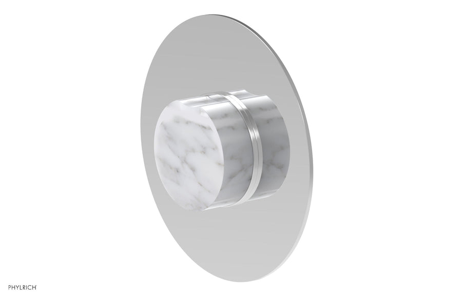CIRC - Pressure Balance Shower Plate & Marble Handle Trim 4-716