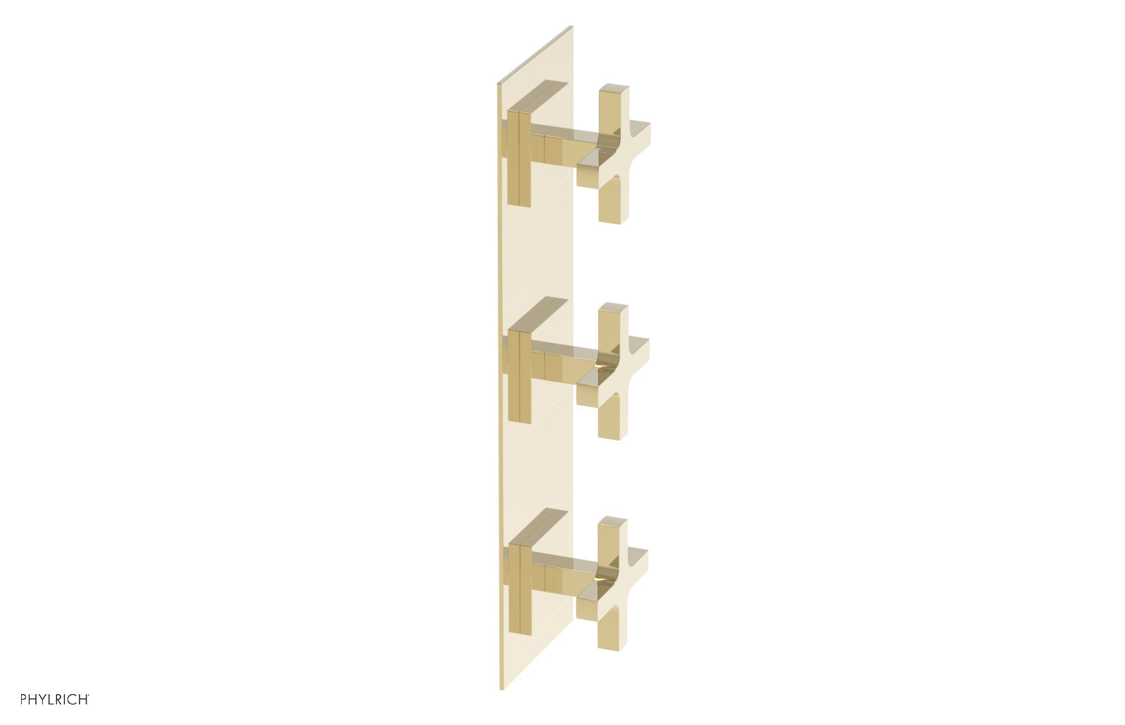 CROI - Thermostatic Valve with Two Volume Control - Cross Handles 4-722