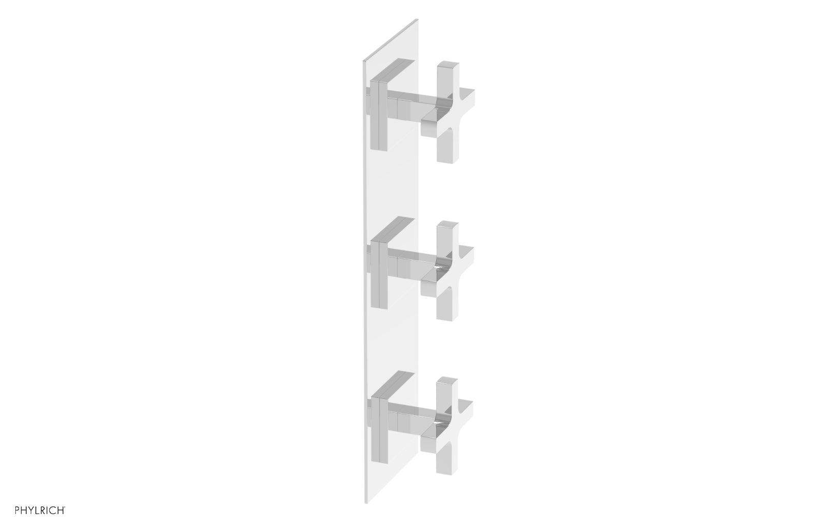 CROI - Thermostatic Valve with Two Volume Control - Cross Handles 4-722