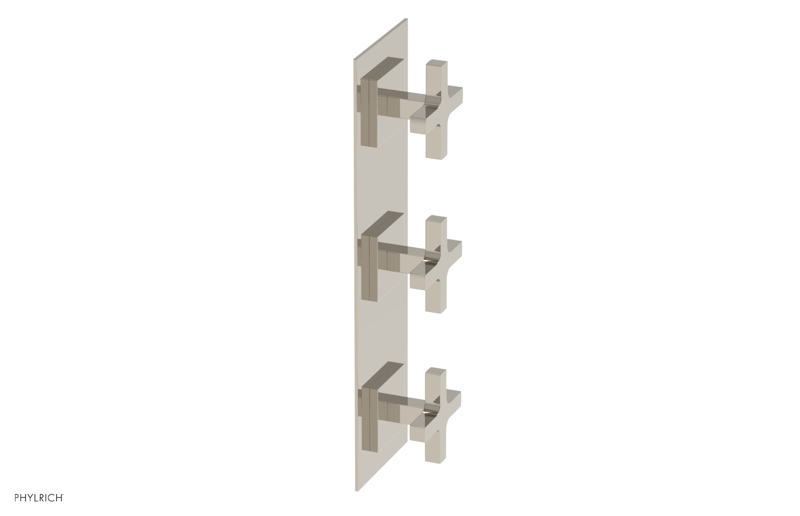 CROI - Thermostatic Valve with Two Volume Control - Cross Handles 4-722