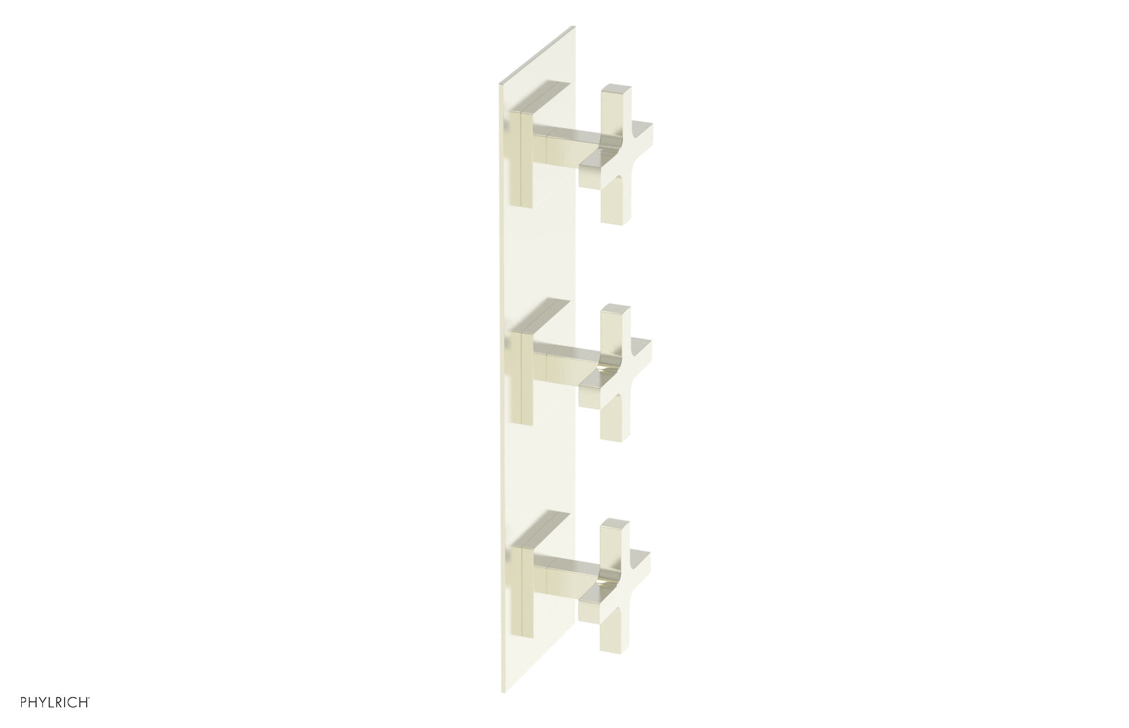 CROI - Thermostatic Valve with Two Volume Control - Cross Handles 4-722