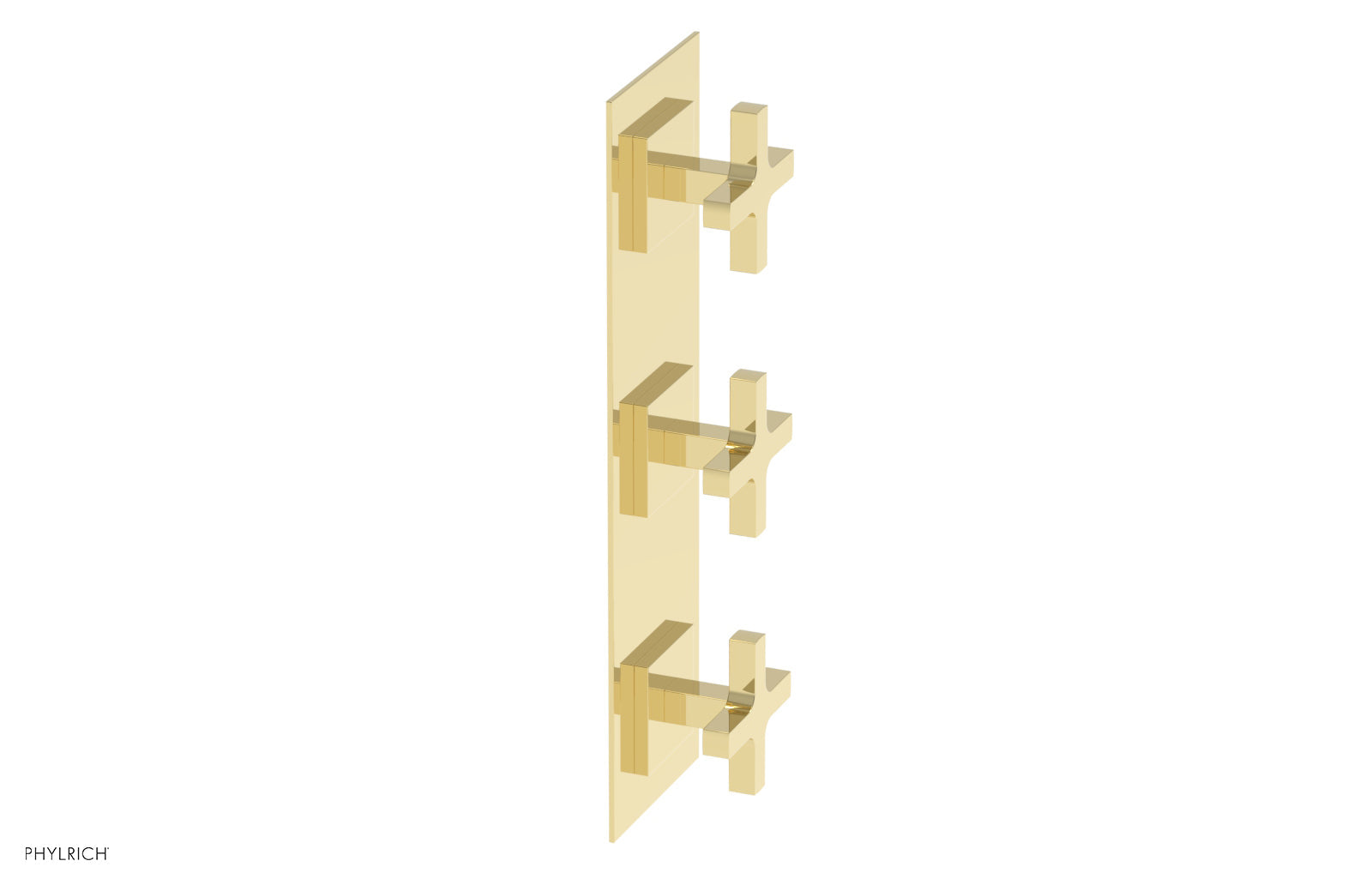 CROI - Thermostatic Valve with Two Volume Control - Cross Handles 4-722