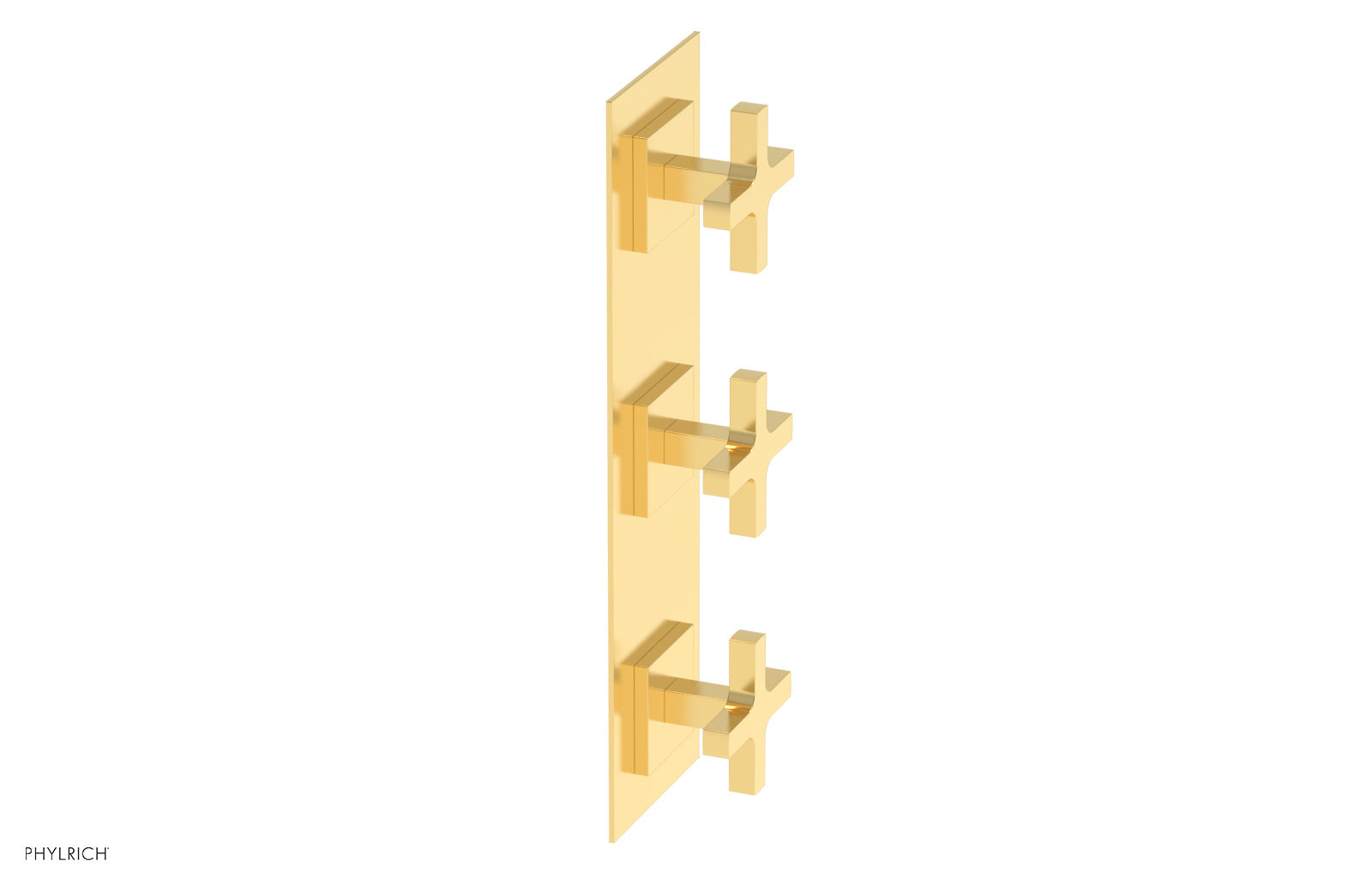 CROI - Thermostatic Valve with Two Volume Control - Cross Handles 4-722