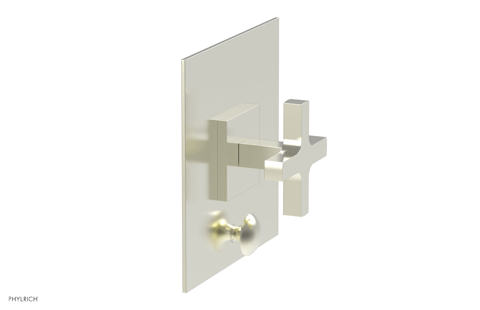 CROI - Pressure Balance Shower Plate with Diverter and Cross Handle Trim Set 4-726