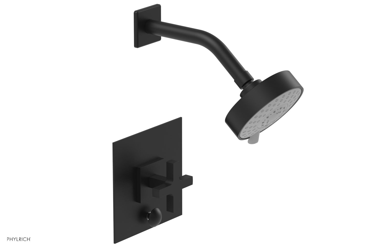 CROI - Pressure Balance Shower and Diverter Set (Less Spout), Cross Handle 4-729