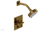 CROI - Pressure Balance Shower and Diverter Set (Less Spout), Cross Handle 4-729