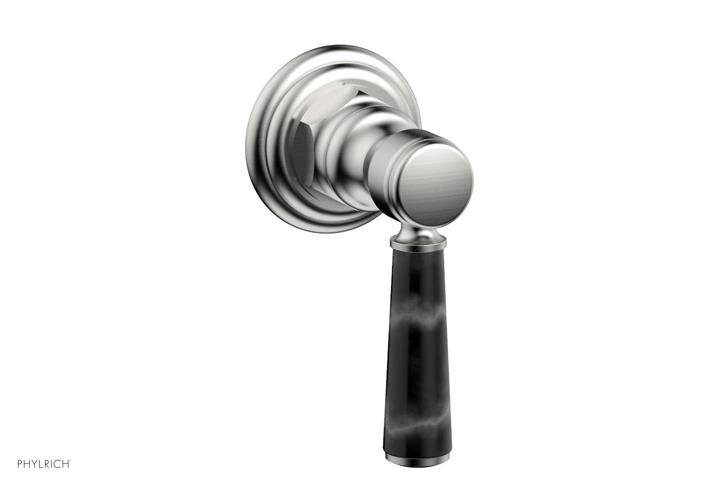 HEX TRADITIONAL / HENRI Volume Control/Diverter Black Marble Lever Handle 500-37