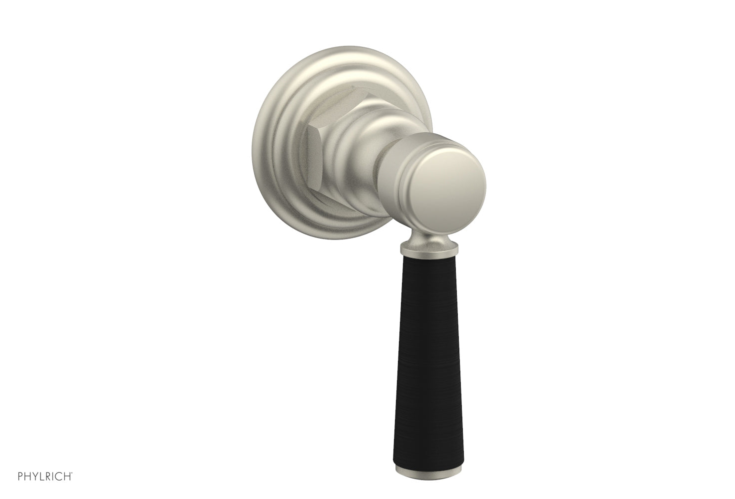 HEX TRADITIONAL / HENRI Volume Control/Diverter - Satin Black Lever Handle 500-36