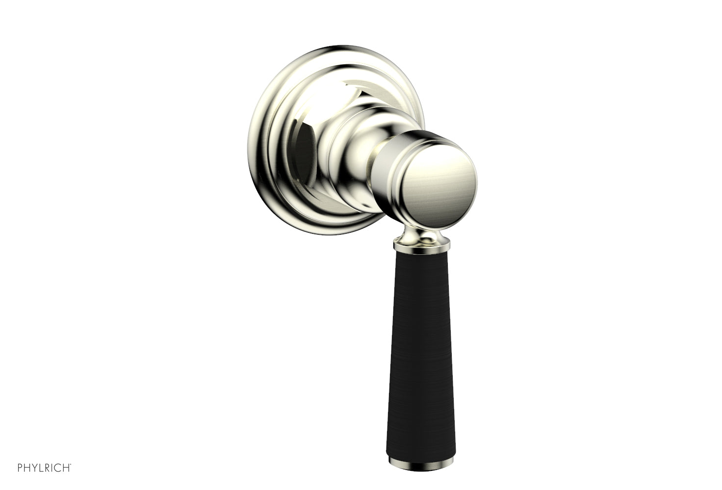 HEX TRADITIONAL / HENRI Volume Control/Diverter - Satin Black Lever Handle 500-36